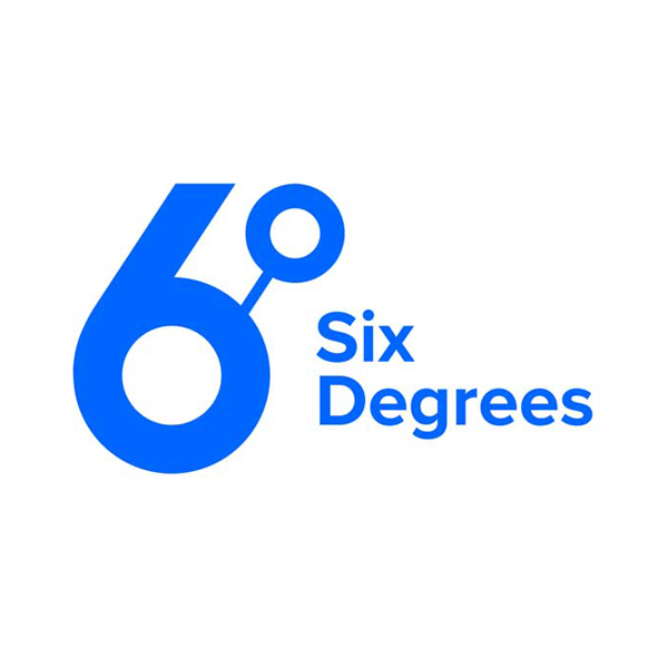 A logo from Six Degrees, an accredited Cyber Scheme Tester company