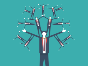 The Cyber Scheme brand image depicting networking