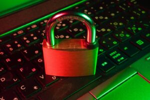 The Cyber Scheme brand image depicting a padlock