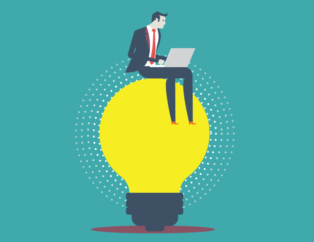 man on light bulb neurodiversity